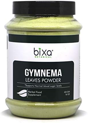 bixa BOTANICAL Gymnema Leaf Powder (Gudmar, shardunika)| Digestive Stimulant | Natural Herbal Supplement |(1 Pound 16Oz)