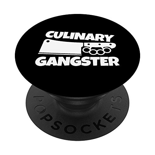 Culinary Gangster Chef Gift PopSockets PopGrip: Agarre intercambiable para Teléfonos y Tabletas