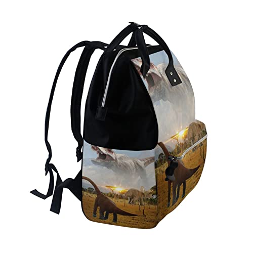 Bolsa de fraldas de veado, mochila de fraldas de grande capacidade, mochila de viagem multifunções,