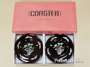 螺鈿茶托 Amazon.co.jp: （株）夢市場オリジナル 韓国螺鈿茶托(華と蝶)6枚セット