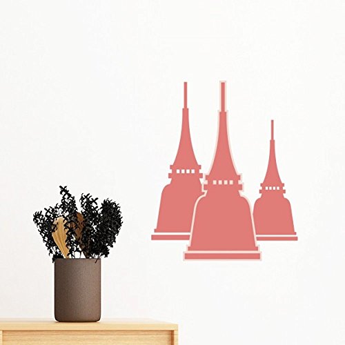 Art mural Thaïlande illustration architecture fine 30cm