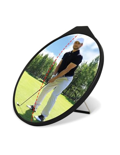 Atlas Golf Swing Trainer GST-5 Review: Pros & Cons 4 Golf Putting Mirror Training Aid Full Swing Analysis Tool Portable Golf Mirror with Non Slip Base for Stroke Alignment and Practice