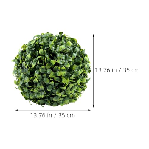 Boule de plante artificielle laurier et eucalyptus pour décoration de jardin - 3