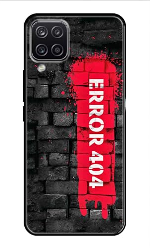 Image of Metal TPU Printed Back Cover for Samsung Galaxy F12 (Error 404) 360 Degree Protection | Camera Protection -25092024(AR)