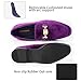 REIHUANNE Men's Penny Slip-on Velvet Loafer Luxury Suede Tuxedo Dress Shoes Fashionable Smoking Slipper Party Prom Wedding Shoes Purple Size 11