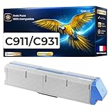 Détails du produit : toner compatible référence 45536415, couleur cyan, haute capacité pour impressions professionnelles.