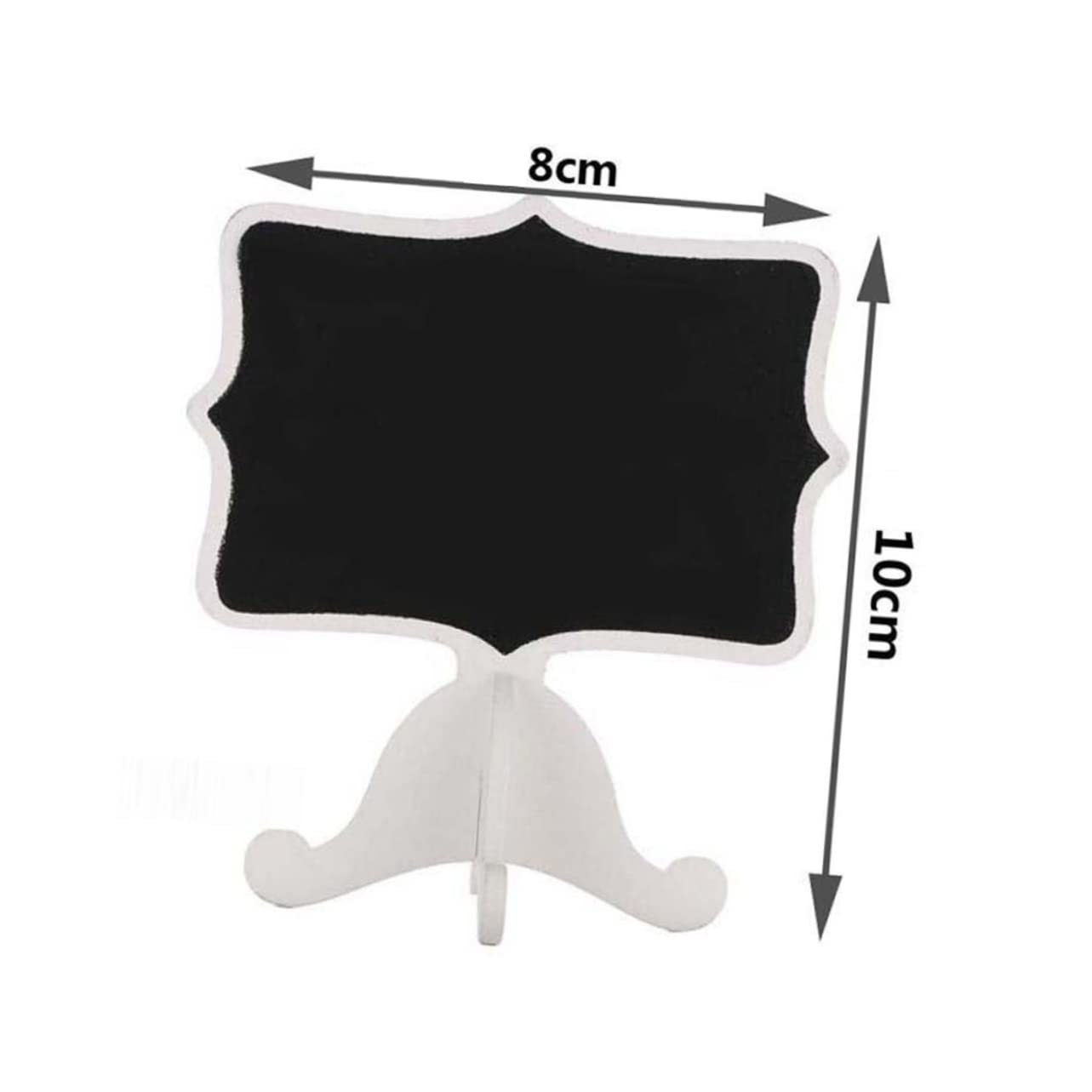 Housoutil 10pcs Mini Chalkboard Signs Blackboard Decor Wood Message Boards Erasable Chalkboards for Boys and Girls Decor