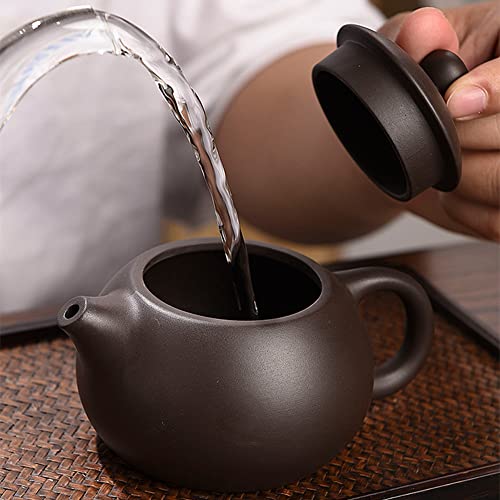 Portable Travel Chinese Kungfu Zisha Tea Set, 100% Handmade Purple Clay Teapot Teacups, Traditonal Chinese Tea Pot Style - Purple Clay Teapot Teacups For Travel, Home, Gifting #TOP2
