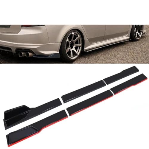 Parachoques estético para Acura TL 2004-2008 con extensiones de panel negro 3