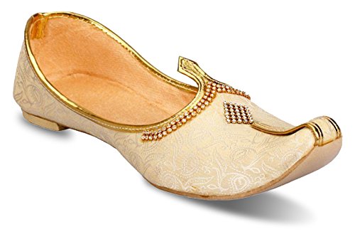 Golden Sherwani Diamond Juti : Amazon 