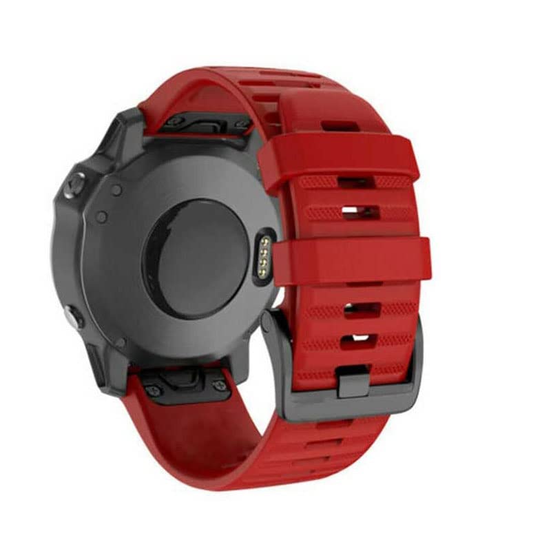 Bracelet de montre silicone anti-irritation pour Garmin Fenix 6 5S
