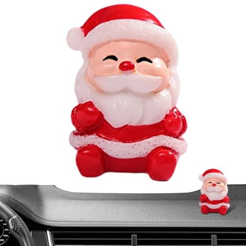 Mini Weihnachtsmann Figur | Niedliche Weihnachtsdeko Für Schreibtisch...