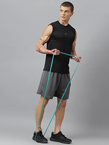 Image of ATICX Men's Polyester Sports Sleeveless T Shirt - Gym Vest, Workout Sando, Training Tank Top, Cut Sleeves Quick Dry Tee for Running, Swimming, Badminton, Fitness & Sports