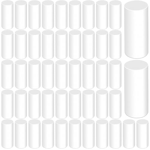 PAGOW 50pcs Universal Mechanical Pencil Eraser Refills, White