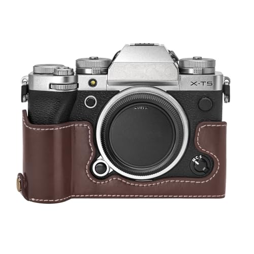 Funda de Cuero PU para Fujifilm X-T5 Media Caja