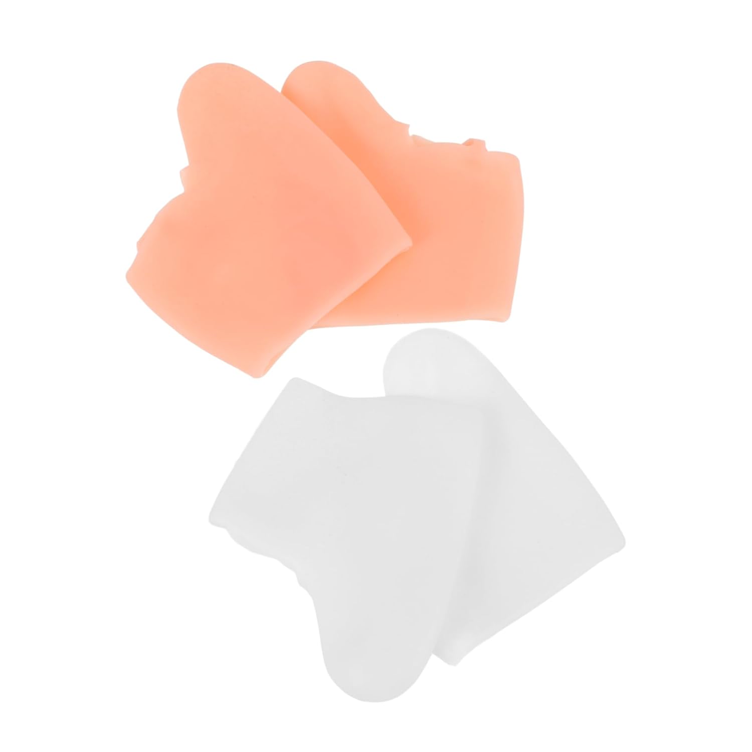 2pairs Toe Separator for Bunions Men Toe Spreaders Silicone Foot Cover Bunion Relief Gel Sleeve Comfortable Pedicure Foot Straightener
