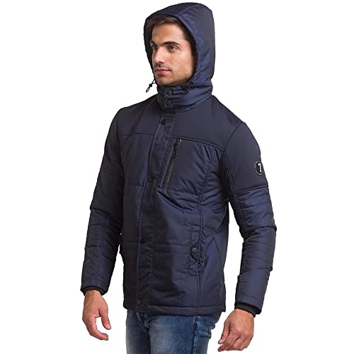 Image of Being Human Green Regular Fit Long Sleeves Polyester Men's Jacket Clothing