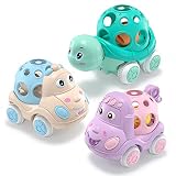 BeAndge Baby Car Toys, Babies Toy Cars for Baby Boy, Girl Rattle & Roll Truck for Infant Boys Toddle