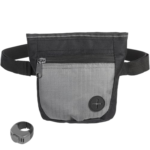 Bolsa de golosinas para perros que soluciona el espacio al pasear con clicker 2
