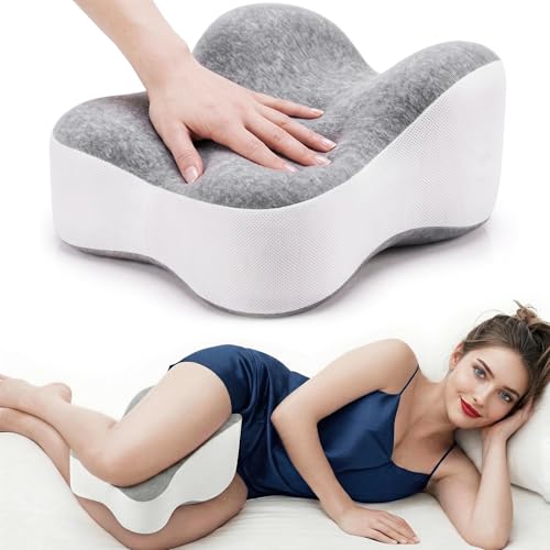 Generisch Kniekissen für Seitenschläfer Ergonomisches Beinkissen mit Extra-Langem Design unterstützt Oberschenkel & Knie steigert Schlafkomfort mit Abnehmbarem & Waschbarem Bezug