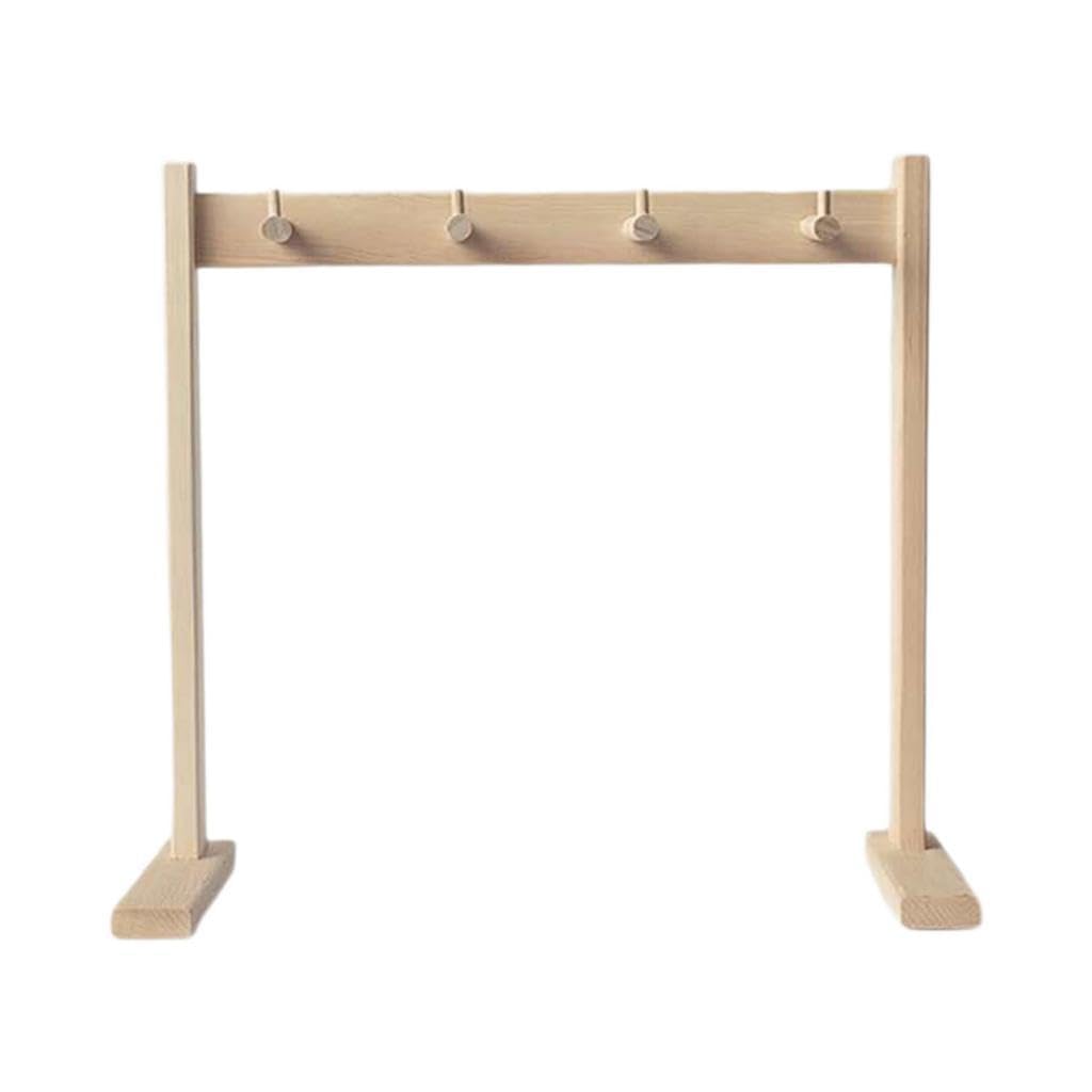 Amagogo Chime Stand Chime Holder Stable Multifunctional Professional Gong Stand Display Rack for Meditation Tea Room Yoga Desktop