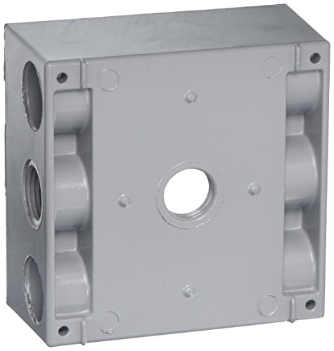 Greenfield Made In The U.s.a. B232Ps Series Weatherproof Electrical Outlet Box, Gray #TOP19