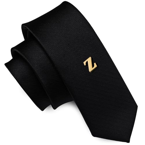 Image of HONEY BEAR Mens Womens Initial Alphabet Letter Lapel Pins Collar Badge Brooches for Business Wedding Graduation Gift Matte Gold 0.59 inches