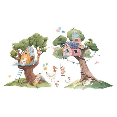 Vinilos Decorativos Animales Cartoon 30x90cm 2 piezas