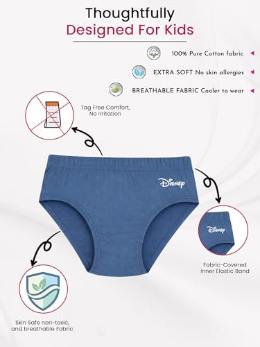 Image of BODYCARE Cotton Mickey Printed Boy's Brief Pack Of 6 (Color & Print May Vary)