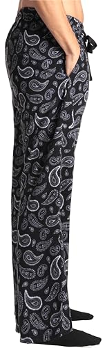 #followme Polar Fleece Pajama Pants for Men 45902-V-10780-BLK-2XL