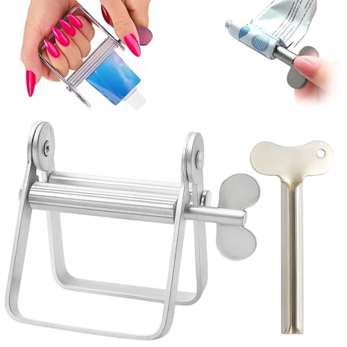 2 Pcs Tube Squeezer,Toothpaste Squeezer,Tube Squeezer Tool,Efficient Squeezing Tool Suitable for Artists, Salon Professionals, Painters and Portable Supplies for Travelers