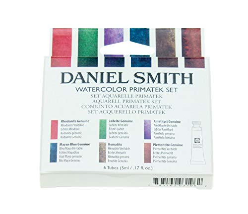 DANIEL SMITH Watercolor Set 5ml Tubes - Primatek Introductory Watercolor Set - 6 Tubes, 285610006, Blue, 0.17 Fl Oz (Pack of 6) - Thumbnail 3
