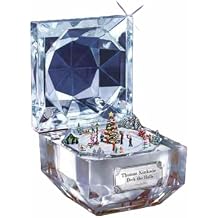 The Bradford Exchange "Best Loved Christmas Carols Music Box Collection Deck The Halls by T-Kinkade 2.5-inches