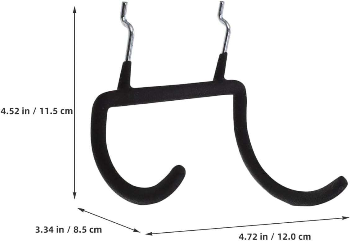 Homoyoyo 3pcs Stainless Steel Pegboard Hooks Easy Install Drill Holder for Organizing Tools Versatile Wall Mount Hangers for Home Garage and Workshop