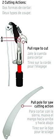 Corona TP 3841 DualCOMPOUND Action 12-ft. Tree Pruner, Red