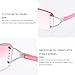 VANLINKER Rimless Frameless rectangular Sunglasses for Women Trendy Y2k Early 2000s Fashion Shades Pink