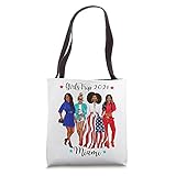 Miami Funny Hen Do Girls Trip Batcherolette Party Afro 2021 Tote Bag