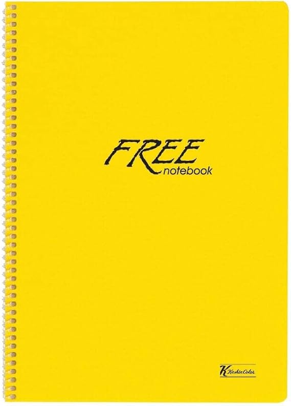 Sharp Color A4 Squared 120 Yp. Free School Notebook with PP Cover Spiral