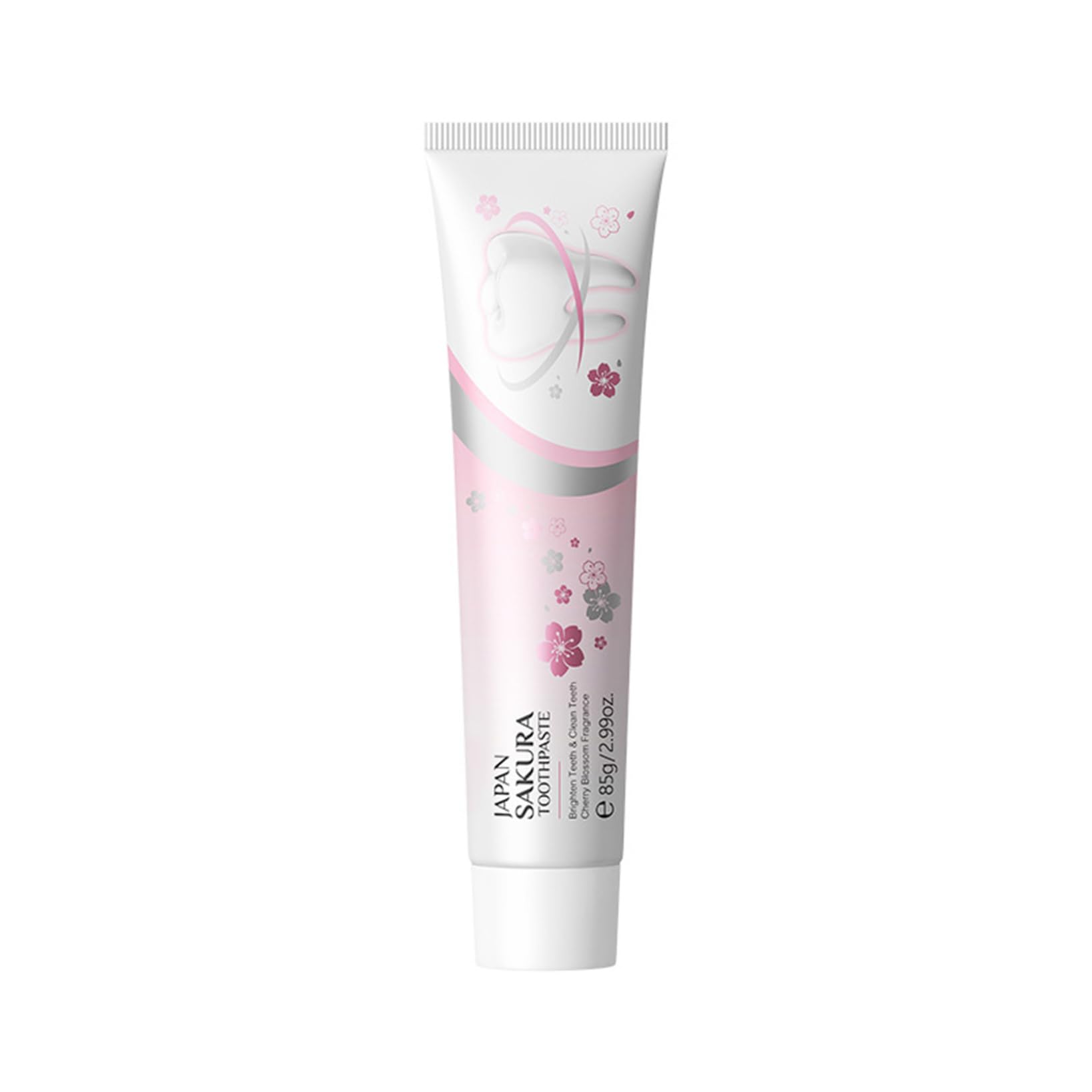 Refreshing Sakura Toothpaste for Daily Oral Care Deep Stain Cleaning White One Size