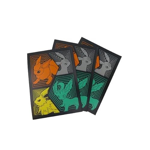 Pokemon 14103254122 Card Sleeves - Umbreon Flareon Jolteon - Evolving Skied Elite Trainer Box - 65 Count Pack - Deck Protectors cover
