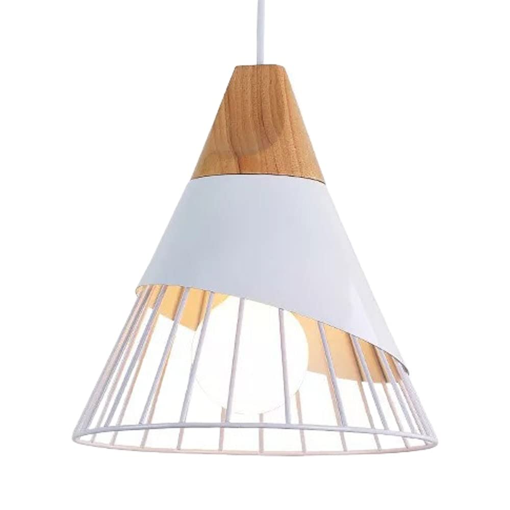 Lámpara colgante E27 de metal para iluminar comedores oscuros 8