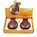 Semi-Professional Flamenco Jale Spanish Castanets - Bubinga Wood, Rich Natural Finish, Authentic Sound for Dance Performances & Practice, Made in Spain (#5)