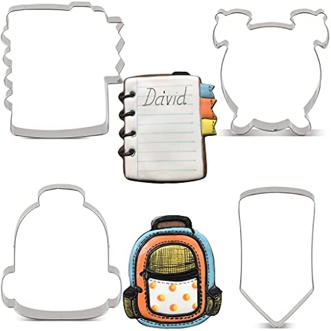 LILIAO Back to School Cookie Cutter Set Cover