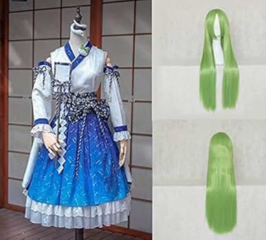 Amazon.co.jp: [FANG HUI] 東風谷早苗 コスプレ衣装＋ウィッグ風