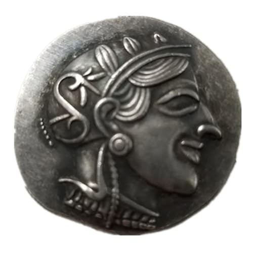 Ancient Greek Athena Owl Coin Replica Historical Collectible for History Enthusiasts