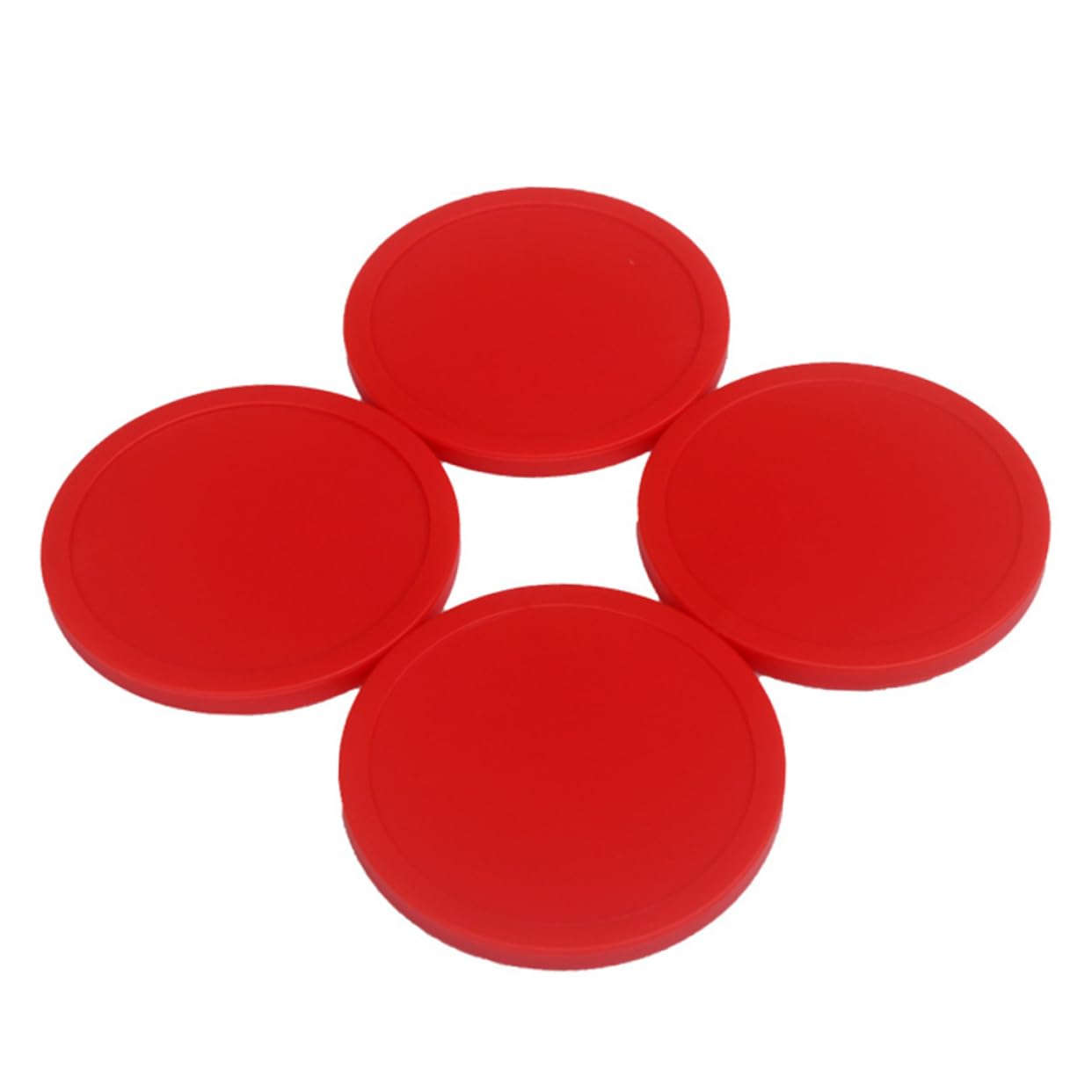 BESPORTBLE 4-Pack Air Hockey Paddles with Handles - Durable Table Hockey Accessories for Fun and Competitive Play for Air Hockey Tables and