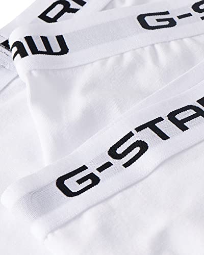 G-STAR RAW Herren Classic Trunks 3-Pack, Weiß (White/White/White D03359-2058-6008), XXL 4
