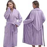 1PCS Bata de Baño Unisex para Hombre y Mujer, Albornoz de Toalla Superabsorbente y Suave, Secado Rápido, para Spa, Hotel...