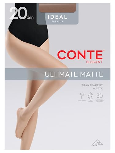 Image of Conte Tights Classic Matt Sheer Pantyhose with Control Top Ideal 20 den
