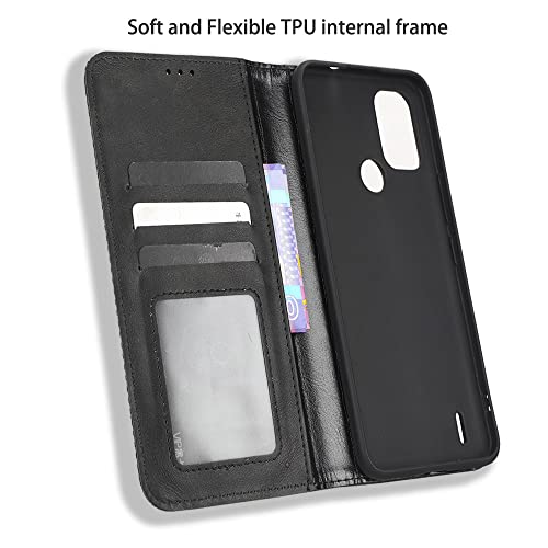 RonRun Cover Nokia C31, Custodia a Libro con